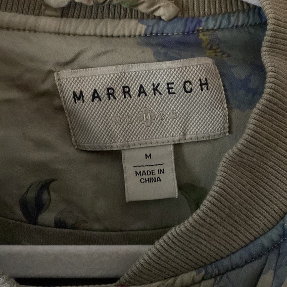 Marrakech Milano silky Lyocell floral, bomber jacket, size medium - Picture 2 of 4